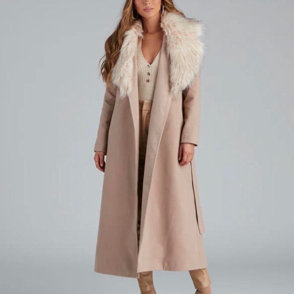 Fur Collar Peacoat